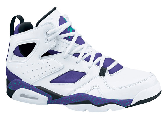 Jordan Flight Club 91 White New Emerald Grape Ice Black