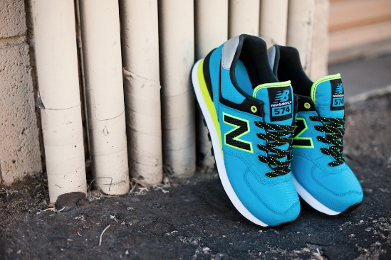 New Balance 574 Windbreaker Blue 2