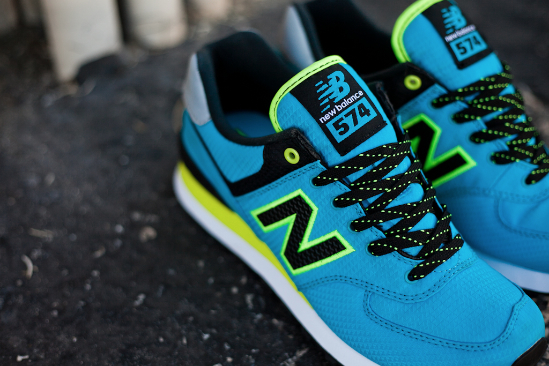 New Balance 574 Windbreaker Blue 4