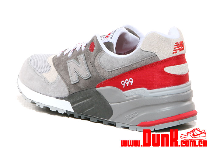 New Balance 999 Elite Grey Red 3