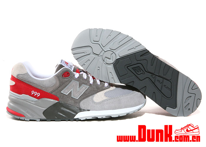 New Balance 999 Elite Grey Red 5