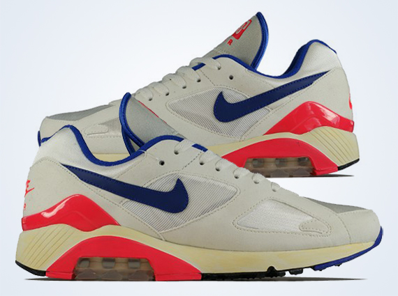 Nike Air 180 Og White Ultramarine Solar Red Black