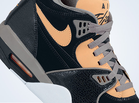 Nike Air Flight '89 - Black - Bright Citrus