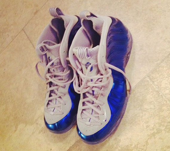 Nike Air Foamposite One Sport Royal Game Royal Wolf Grey 2