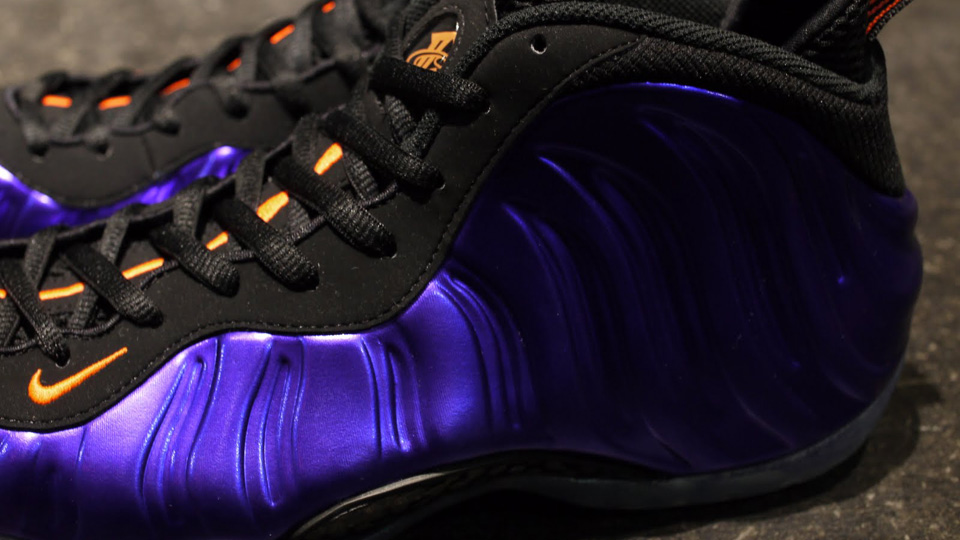 Nike Air Foamposite One Suns Electro Purple Total Orange 6