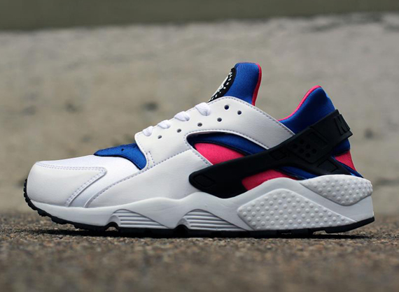 Nike Air Huarache OG - White - Game Royal - Dynamic Pink