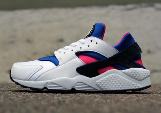 Nike Air Huarache OG – White – Game Royal – Dynamic Pink