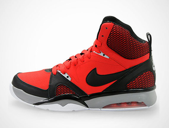 Nike Air Ultra Force 2013 Hyper Red Black White Wolf Grey 2