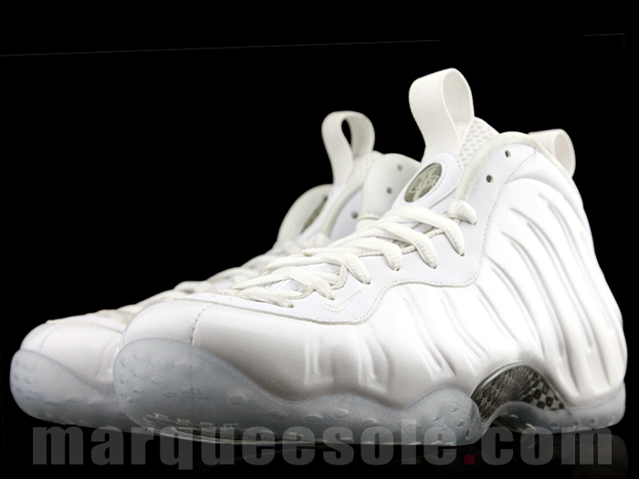 Nike Foamposite White Summit White 3