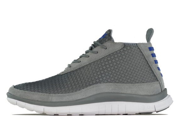 Nike Free Chukka Woven Cool Grey Hyper Blue 2