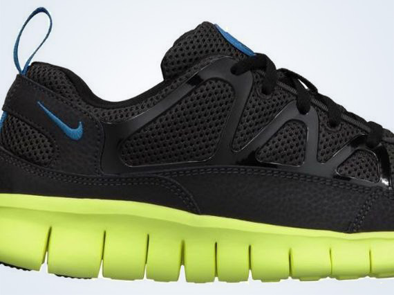 Nike Free Huarache Light GS – Night Stadium – Dark Electric Blue – Volt