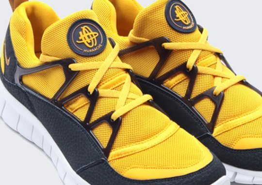 Nike Free Huarache Light – Vivid Sulfur – Flat Gold