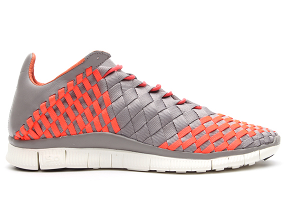 Nike Free Inneva Woven Grey Orange 2