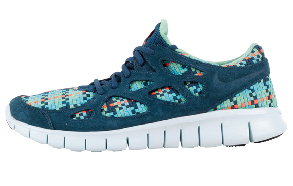 Nike Free Run 2 Woven Turq 02