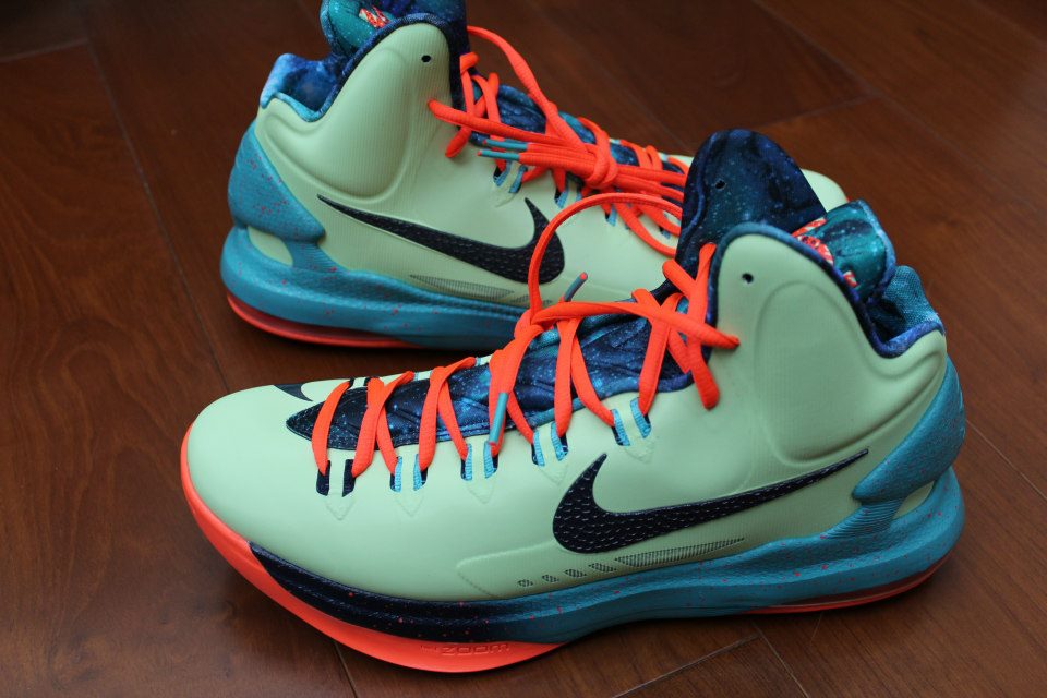 Nike Kd V All Star Liquid Lime Total Crimson Sport Turquoise 13