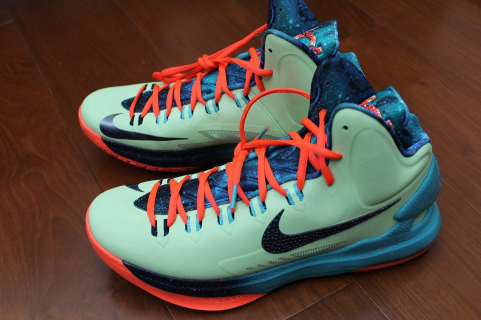 Nike Kd V All Star Liquid Lime Total Crimson Sport Turquoise 14