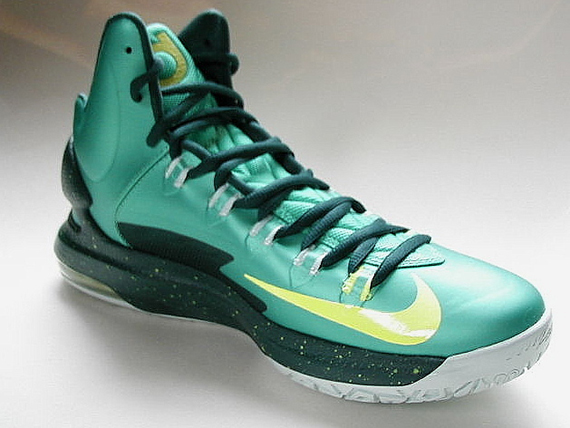 Nike Kd V Atomic Teal Volt Dark Atomic Teal Fiberglass 1