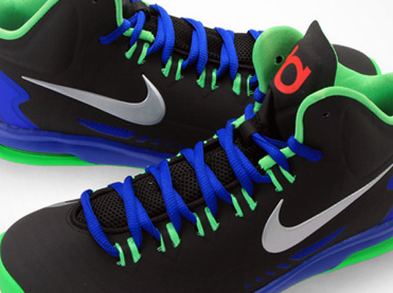 Nike Kd V Gs Black Metallic Silver Poison Green Hyper Blue 1