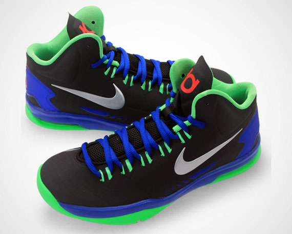 Nike Kd V Gs Black Metallic Silver Poison Green Hyper Blue 2