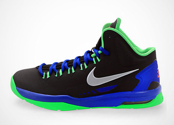 Nike Kd V Gs Black Metallic Silver Poison Green Hyper Blue 3