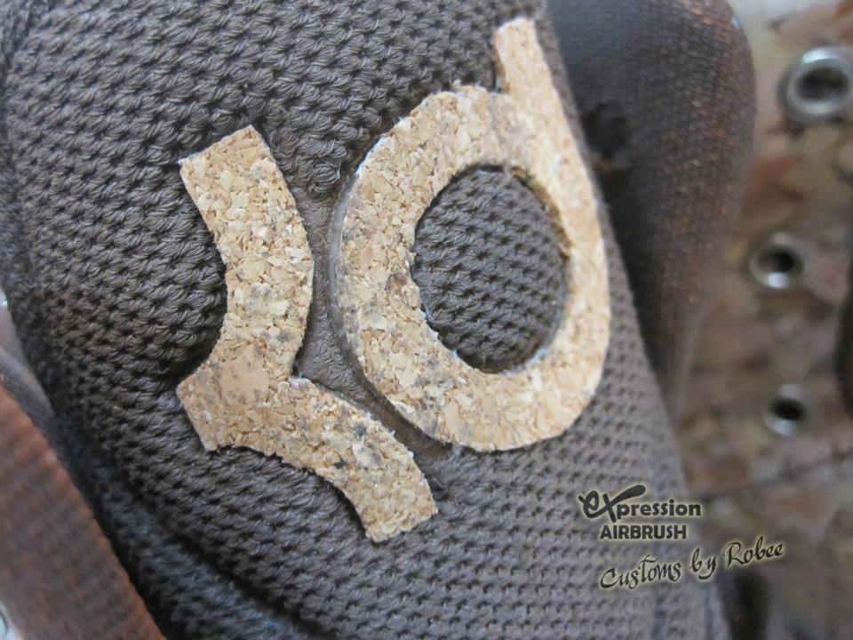 Nike Kd V Un Corked Customs By Expression Airbrush 05
