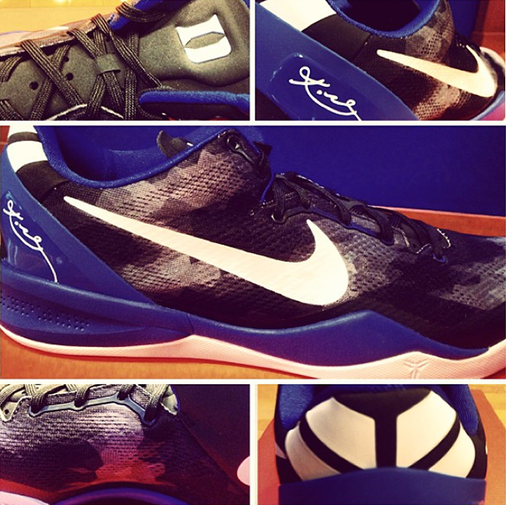 Nike Kobe 8 Duke White Black Pe 2