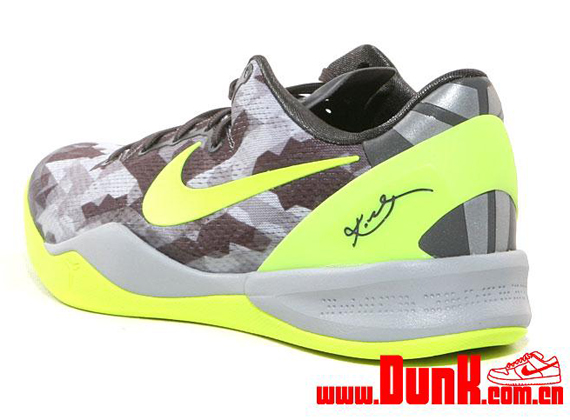 Nike Kobe 8 Sport Grey Volt Pure Platinum 2