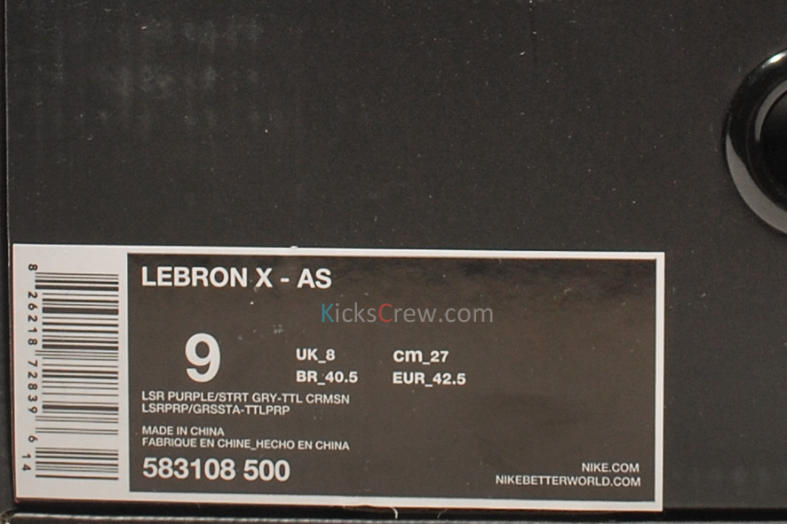 Nike Lebron X As Laser Purple Strata Grey Total Crimson 01