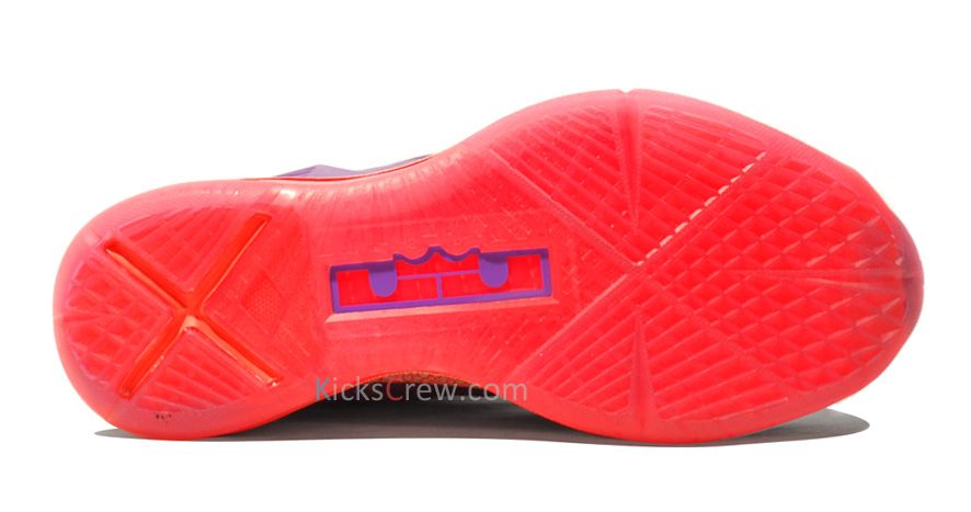 Nike Lebron X As Laser Purple Strata Grey Total Crimson 07