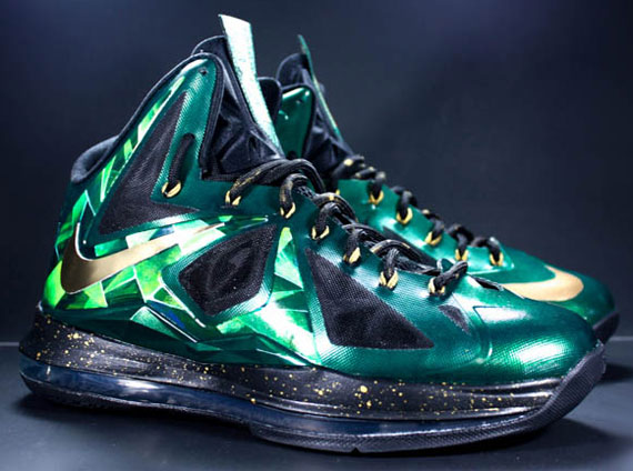 Nike Lebron X Emerald Custom By Diversitile 1