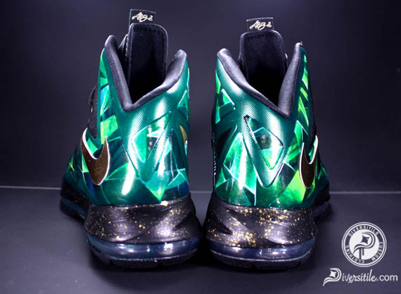 Nike Lebron X Emerald Custom By Diversitile 3