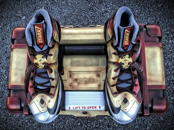 Nike Lebron X Ironman 3 Mache Customs Lebron James 03