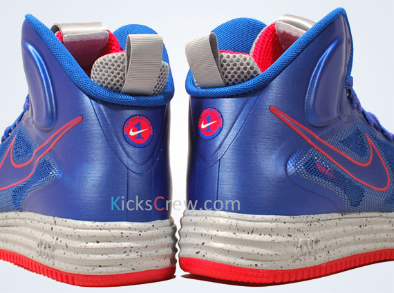 Nike Lunar Force 1 Fuse - Game Royal - Wolf Grey - Siren Red