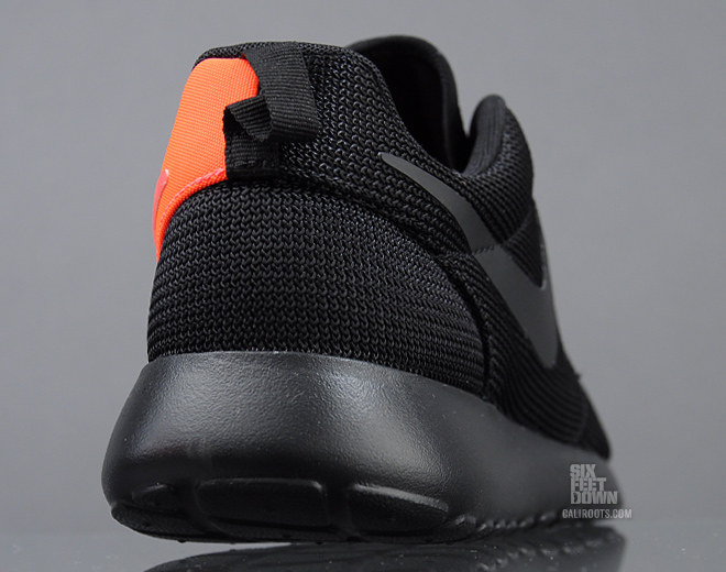 Nike Roshe Run Black Total Crimson 03