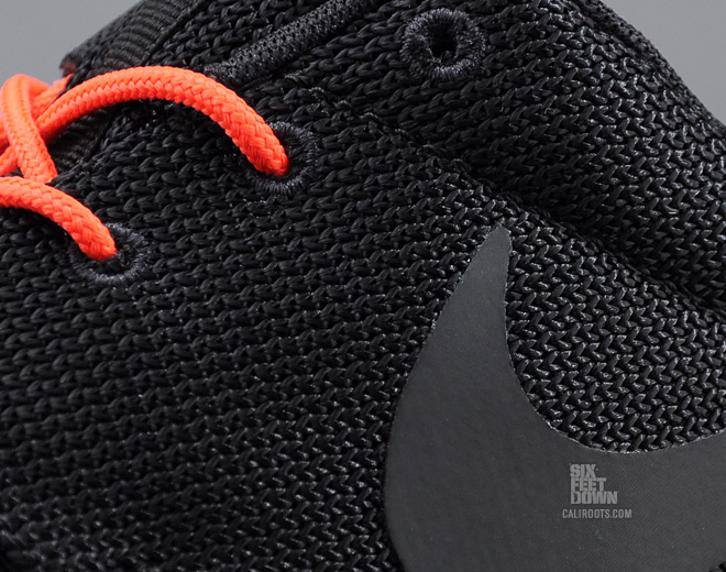 Nike Roshe Run Black Total Crimson 04