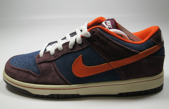 Nike Sb Dunk Low Brown Navy Orange Sample 4