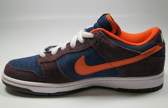 Nike Sb Dunk Low Brown Navy Orange Sample 5