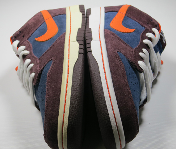 Nike Sb Dunk Low Brown Navy Orange Sample 7