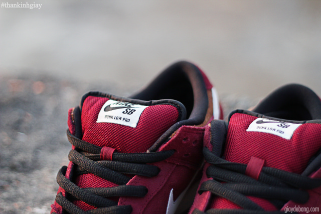 Nike Sb Dunk Low Burgundy Brown White 2