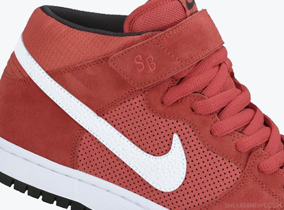 Nike SB Dunk Mid – Hyper Red