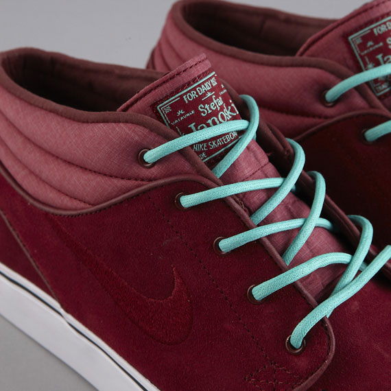 Nike Sb Janoski Mid Team Red Team Red Crystal Mint 1