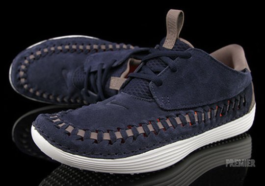 Nike Solarsoft Moccasin Premium Woven – Dark Obsidian