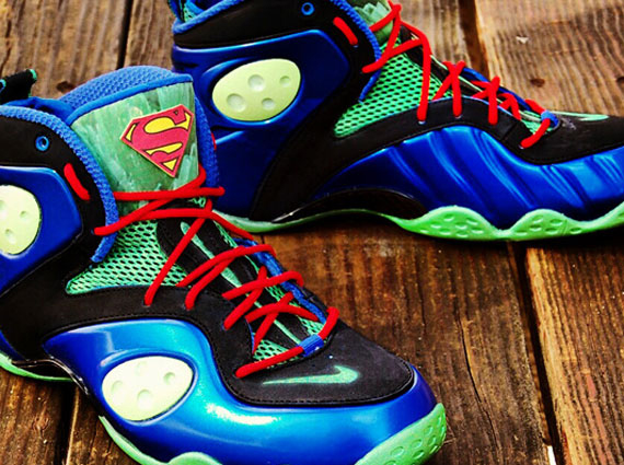 Nike Zoom Rookie "Superman/Man of Steel" Customs by AF1King