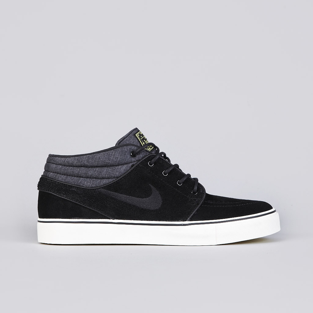 Nike Zoom Stefan Janoski Black Electric Yellow 1