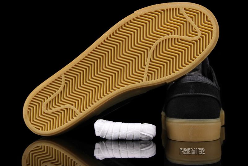 Nike Zoom Stefan Janoski Black White Gum 3