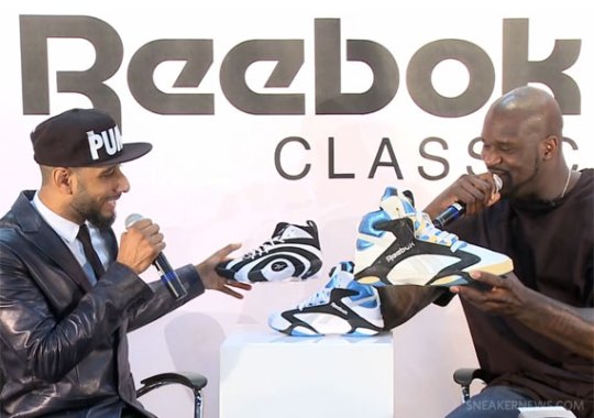 Shaq & Swizz Beatz Discuss Reebok Shaq Retros @ Project Las Vegas