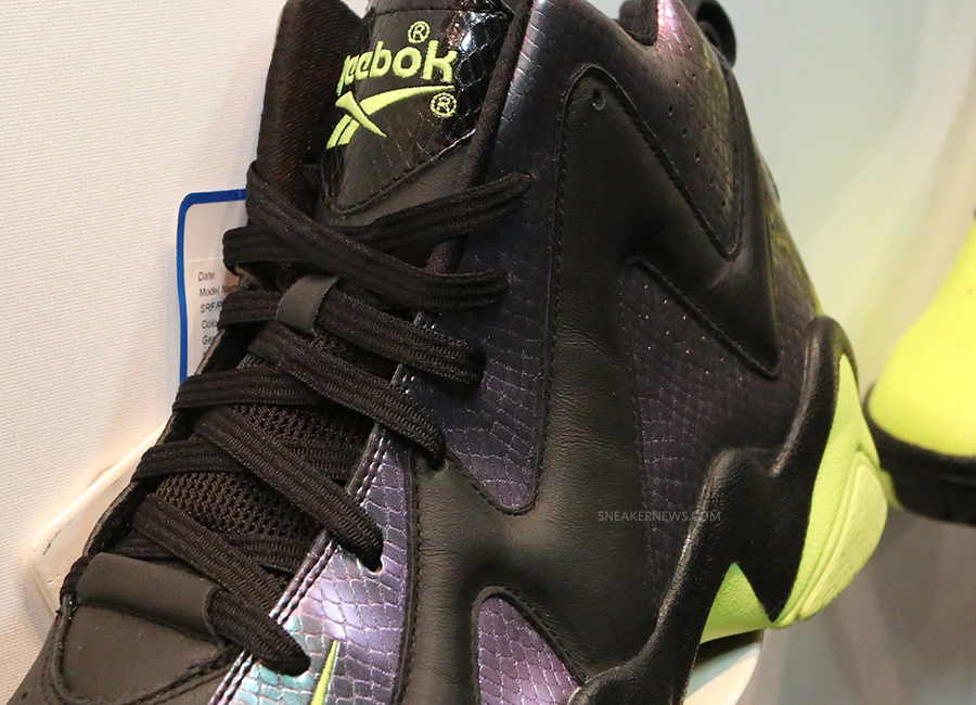 Reebok Kamikaze Ii Black Neon Iridescent 7