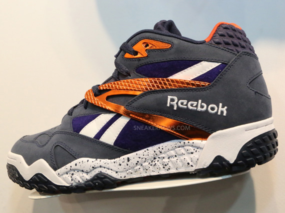 Reebok Scrimmage Mid Navy Gold White