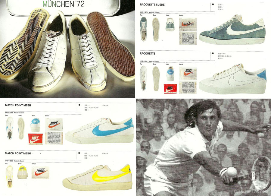 Vintage Nike Tennis Catalogs