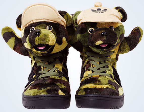 Jeremy Scott x adidas Originals “Camo Bear” – Release Reminder